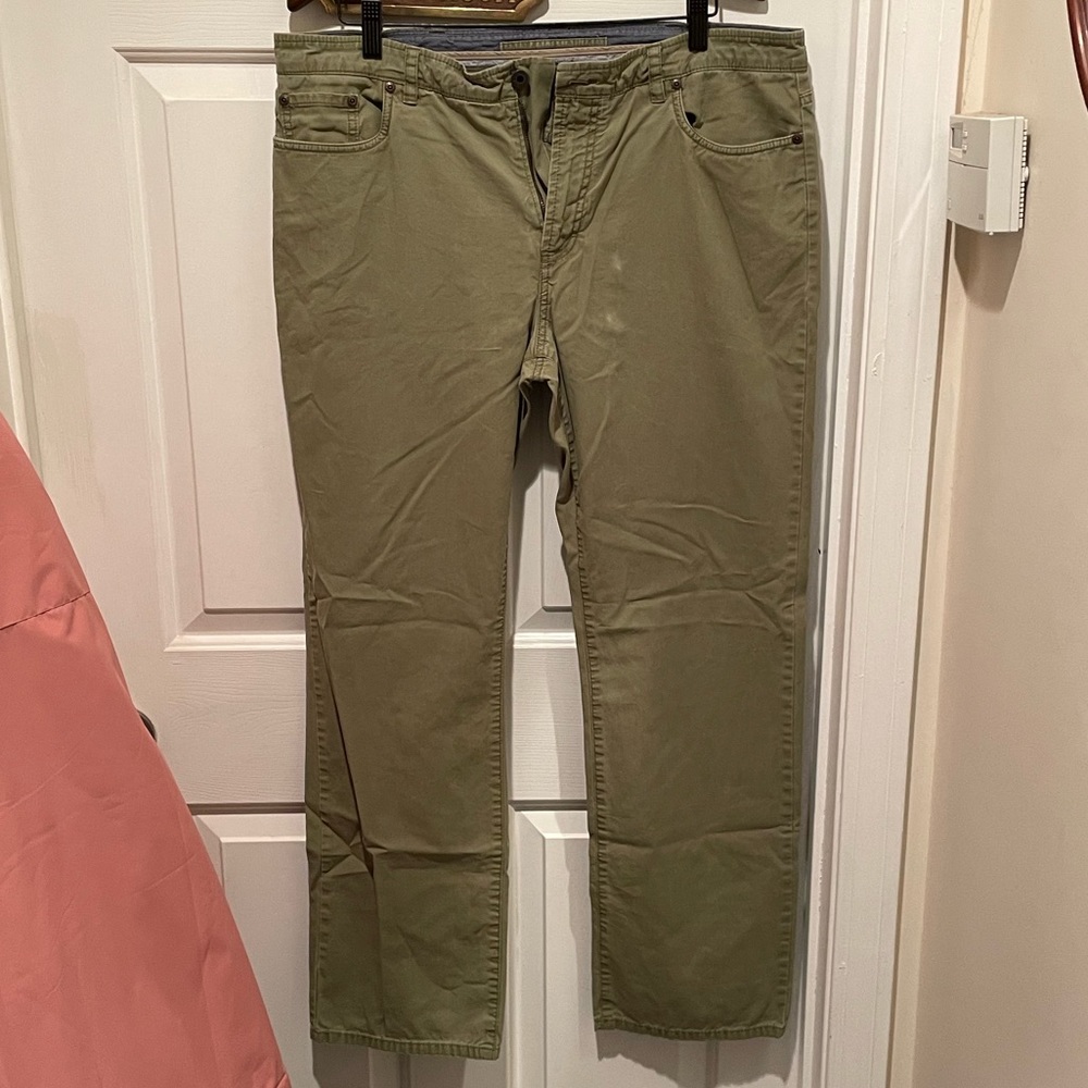 Men’s LL Bean Green Pants 36 x 32